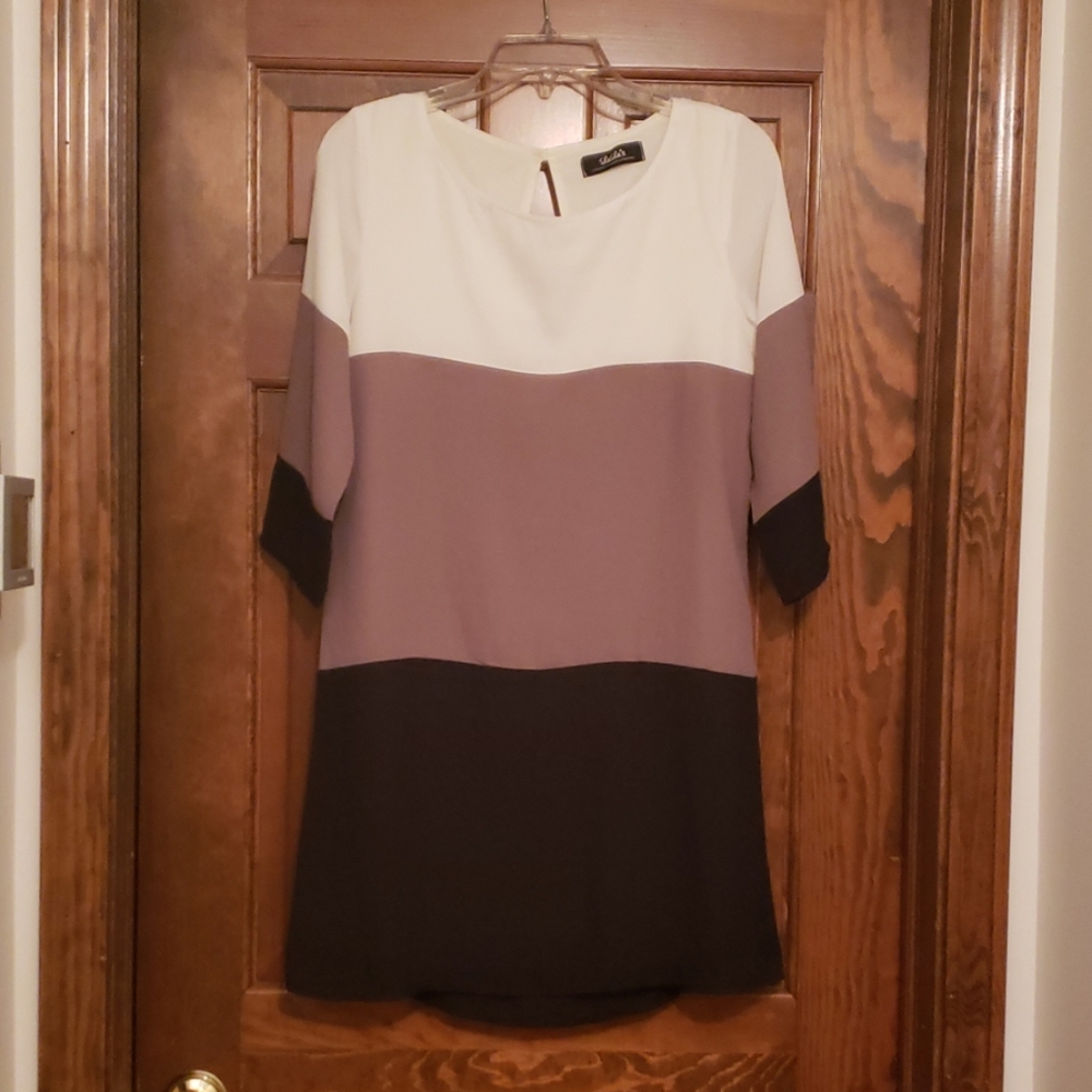 LuLu's Multi-Colored Shift Dress
